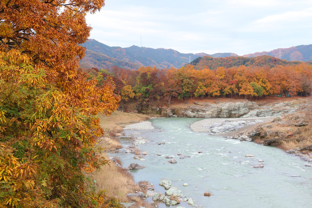 長瀞町金石水管橋の画像