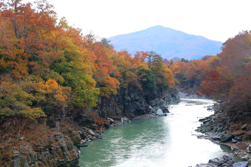 長瀞町金石水管橋の画像