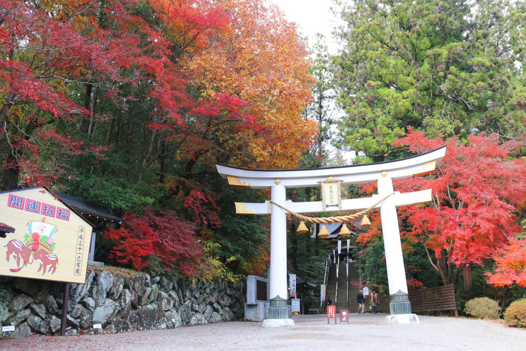 寶登山神社紅葉の画像