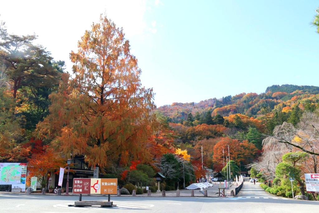 寶登山神社紅葉の画像