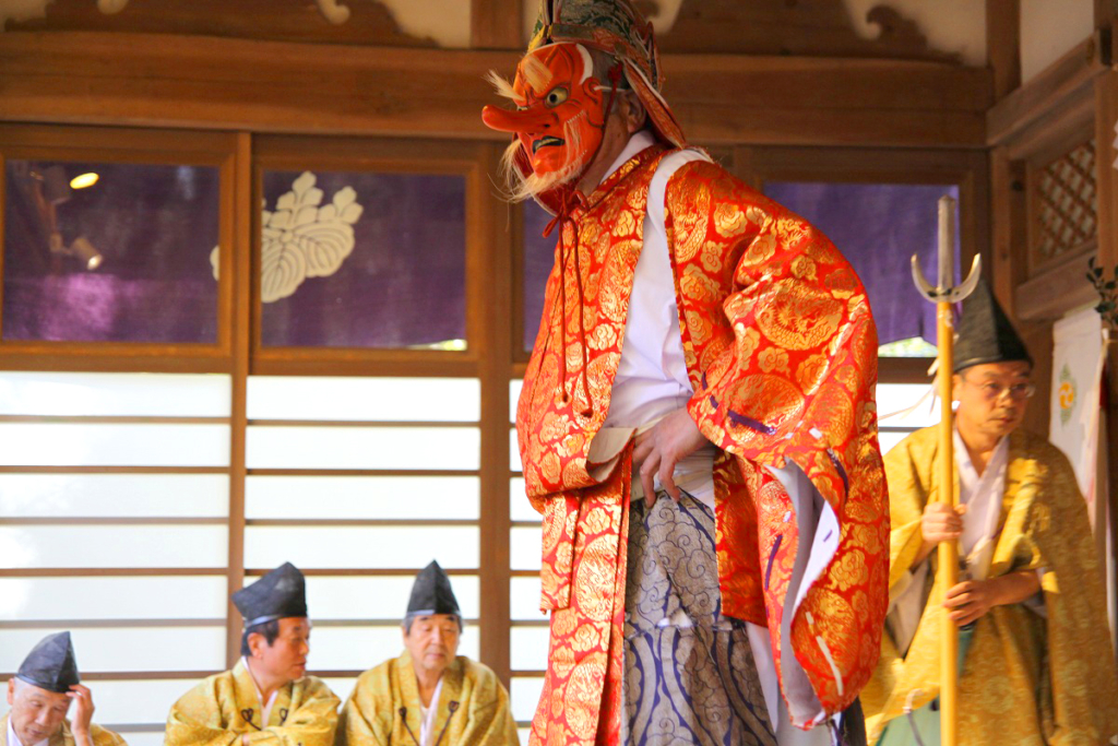 寶登山神社節分追儺祭の画像