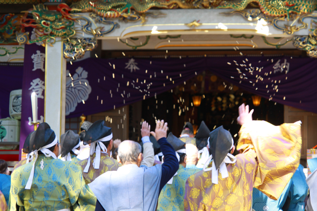 寶登山神社節分追儺祭の画像