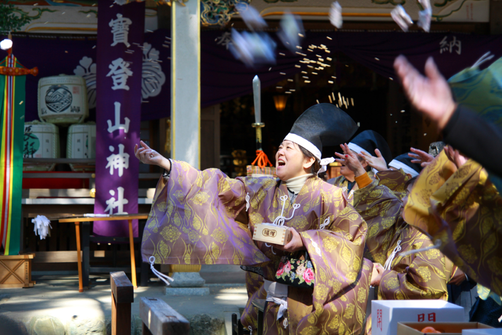 寶登山神社節分追儺祭の画像