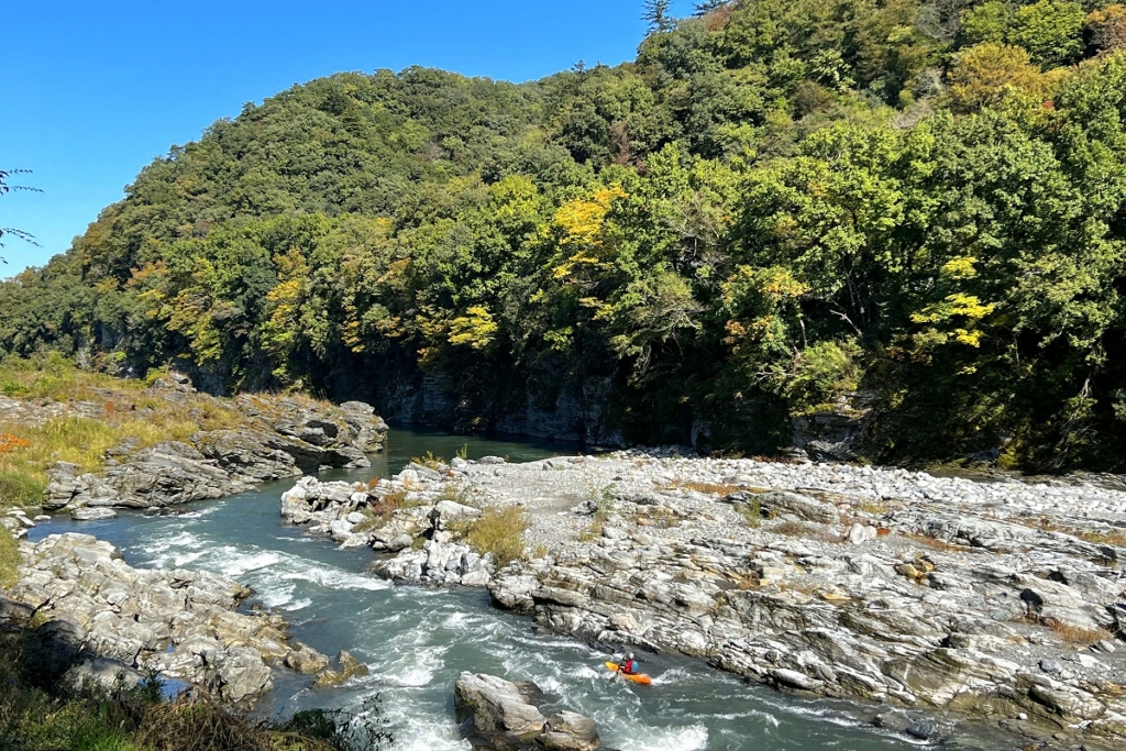 岩畳周辺紅葉の画像