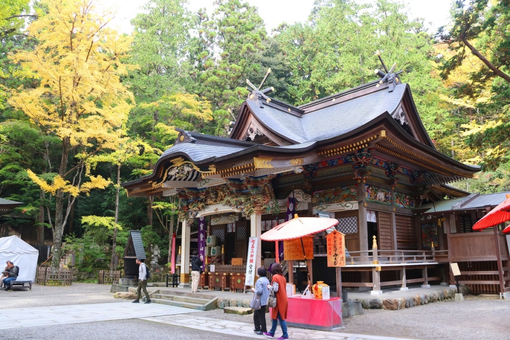寶登山神社周辺の紅葉画像
