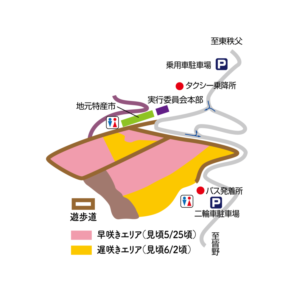 2019年天空のポピー会場案内図