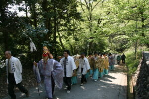 寶登山神社の奥社祭