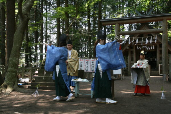 寶登山神社の奥社祭